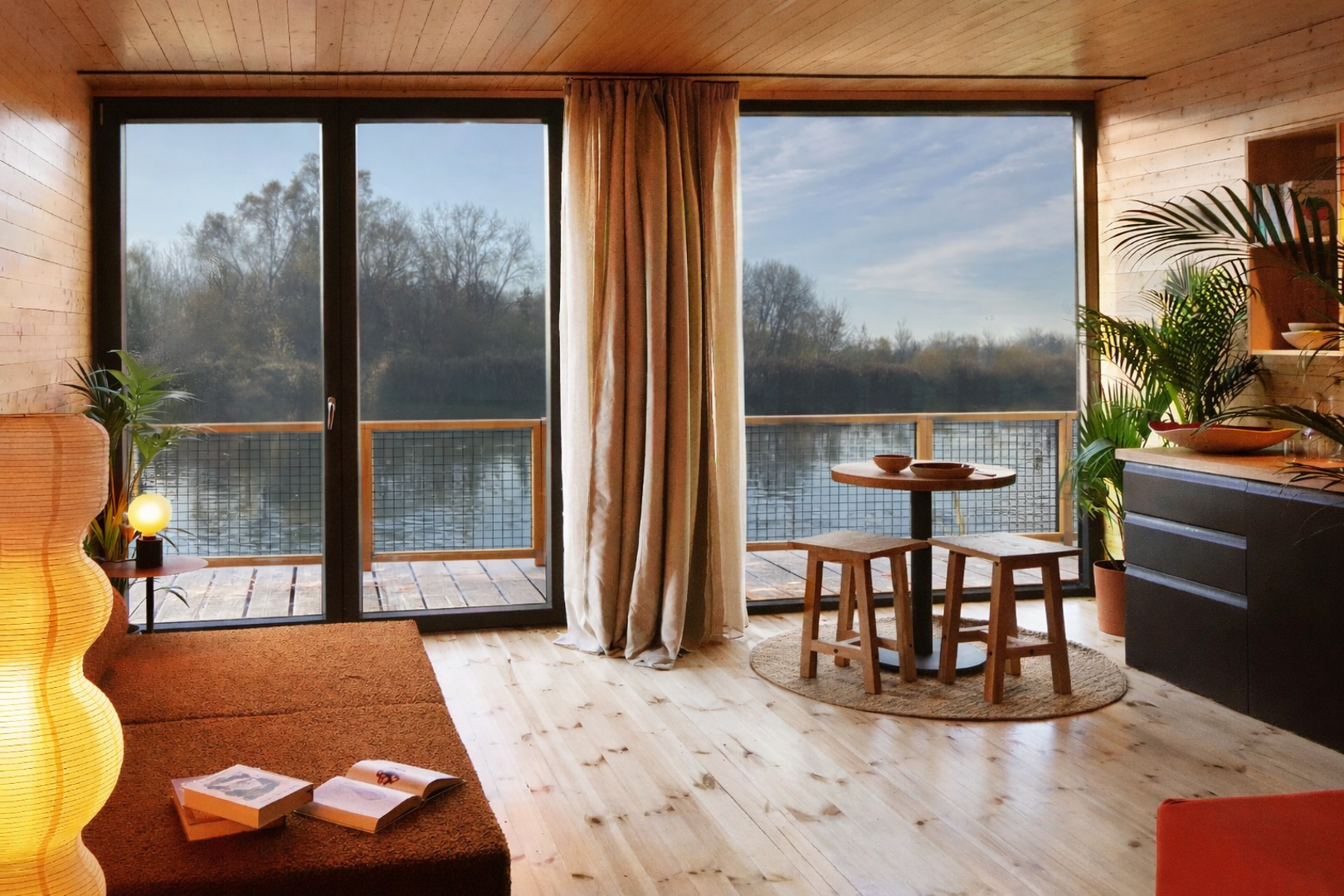 Dom na wodzie Cabin on the river 2